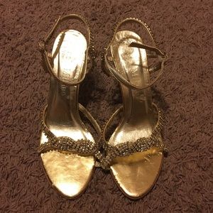 Gold heels